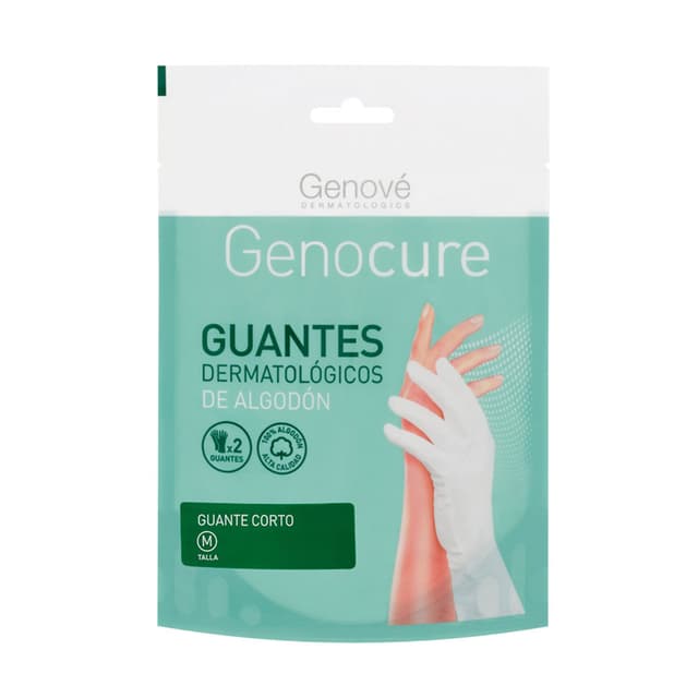 GENOCURE GUANTE DERMATOLOGICO ALGODON SIZE S